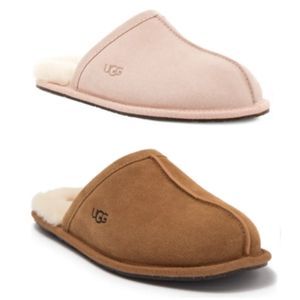 UGG Pearle Faux Fur Scuff Slippers