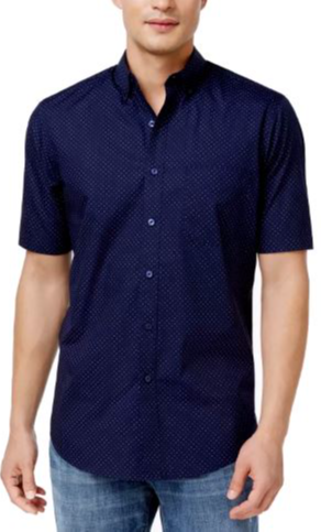 Club Room Men's Stretch Cotton Shirt