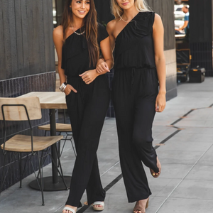 One Shoulder Jumpsuit