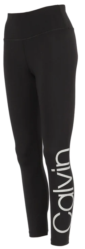 Calvin Klein Women's Logo High 7/8 Waist Tights