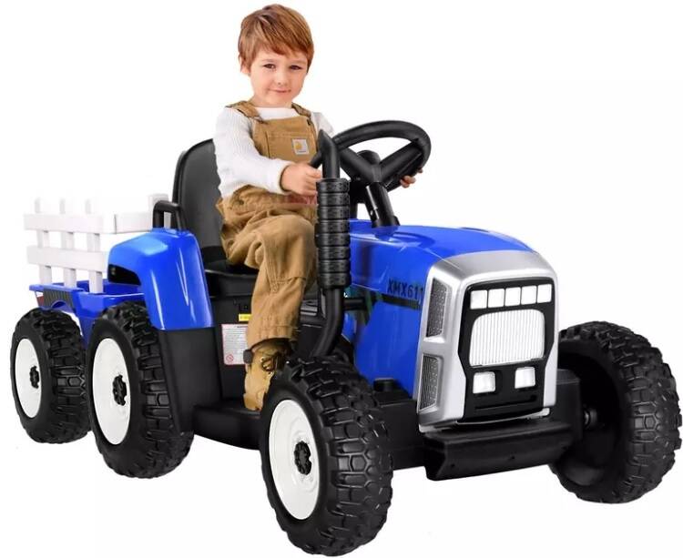 Electric Kids Ride On Tractor w/ Remote