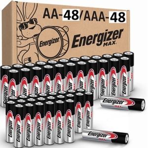 96-Pack Energizer Max AA & AAA Batteries