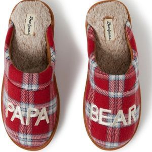 Dearfoams Papa Bear Slippers