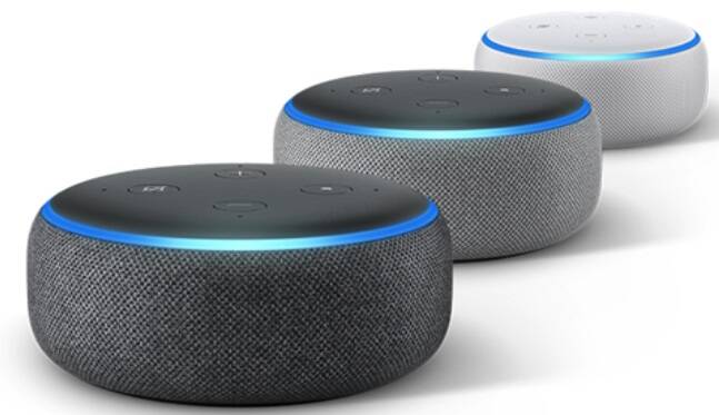 Echo Dot (3rd Gen) Smart Speaker w/ Alexa