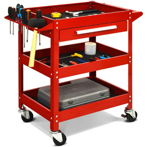 3-Tier Metal Rolling Tool Cart