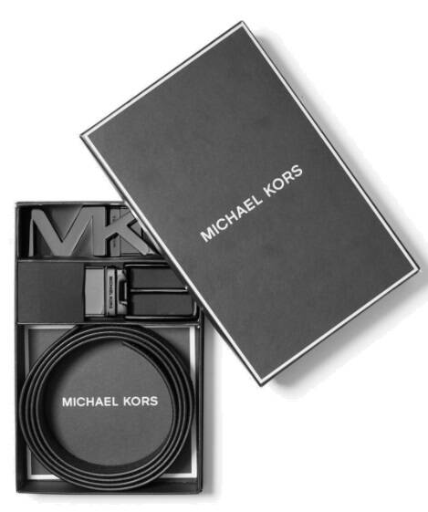 Michael Kors Men's 4-in-1 Logo Belt Set