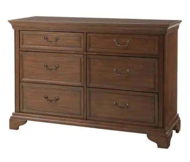 6-Drawer Wooden Dresser