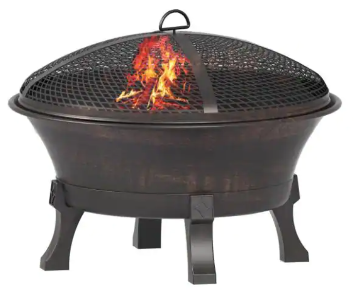 Hampton Bay 26'' Cast Iron Fire Pit