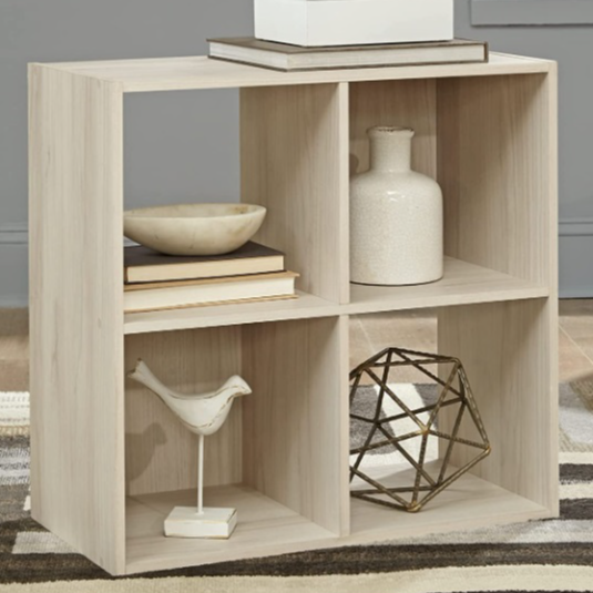 Engineered Wood 4-Cube Storage Organizer