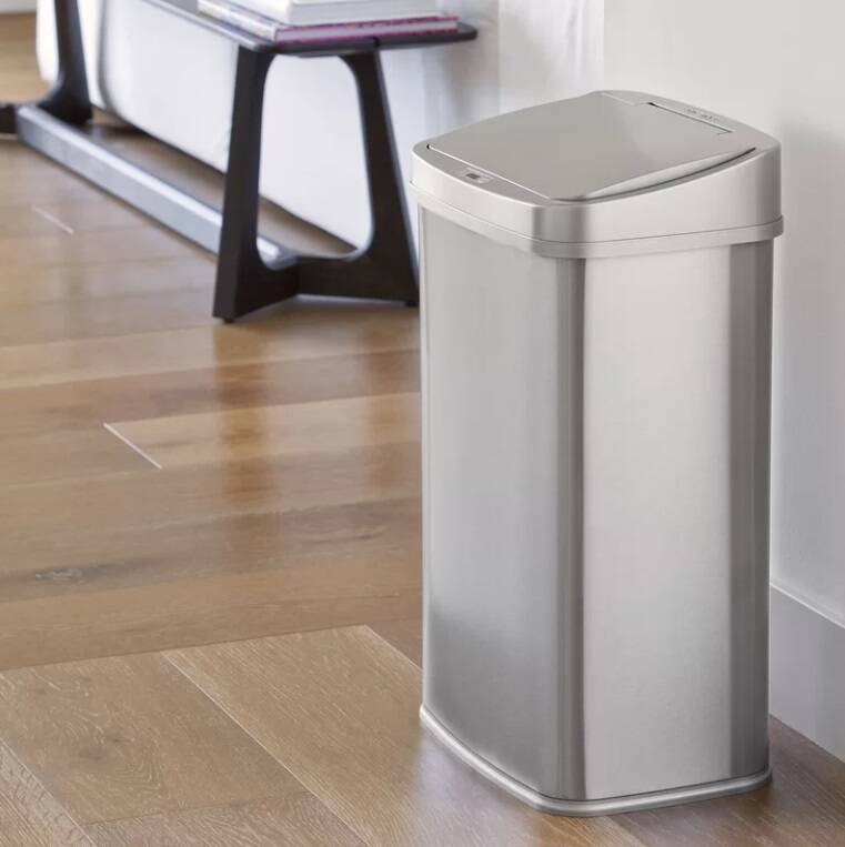 13-Gallon Motion Sensor Trash Can