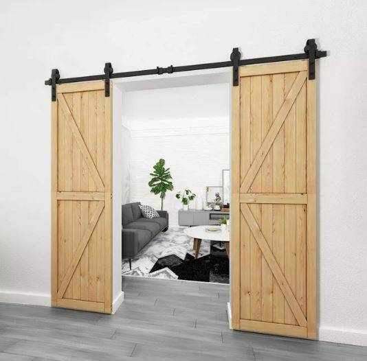 Double Barn Door Hardware Kit