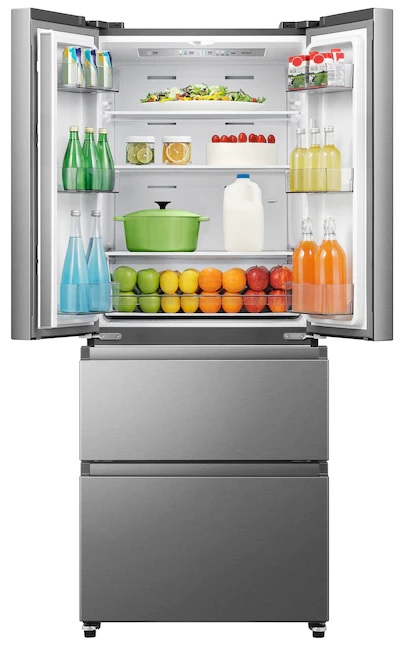 Hisense  14.8-cu ft 4-Door French Door Refrigerator