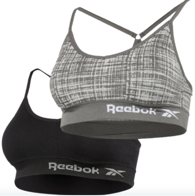 Reebok Women's 2-Pack Seamless Bralette