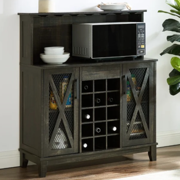 Wood Bar Cabinet