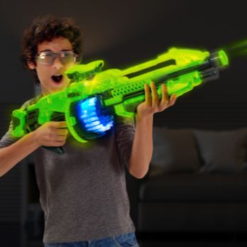 The Glow In The Dark Rapid Fire Blaster