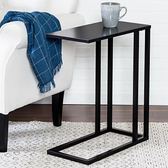 C-Shaped End Table