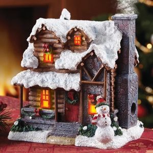 Christmas Village Incense Burner