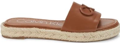 Calvin Klein Women's Raffia Platform Sandals