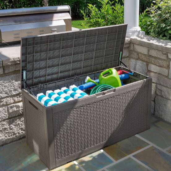 Honey-Can-Do 100Gl. Outdoor Storage Deck Box