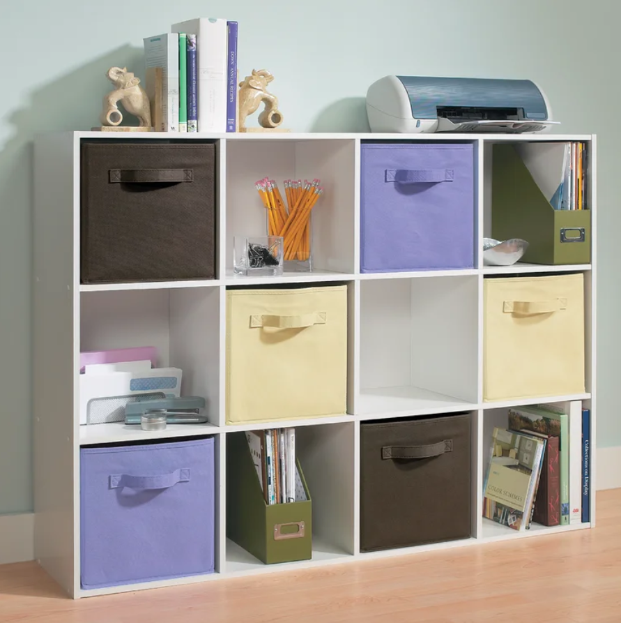 12-Cube Organizer Shelf