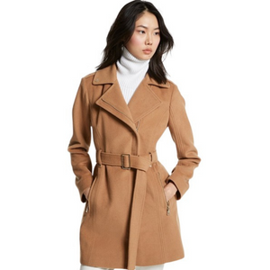 Michael Kors Wool Women's Belted Coat