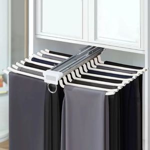 Pull-Out 22-Rod Pants Rack