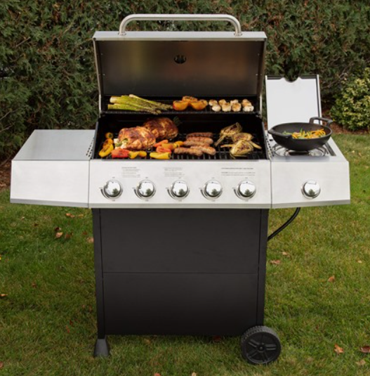 Cuisinart Side Five Burner Gas Grill