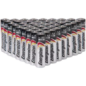 50-Pack Energizer Max AA Alkaline Batteries