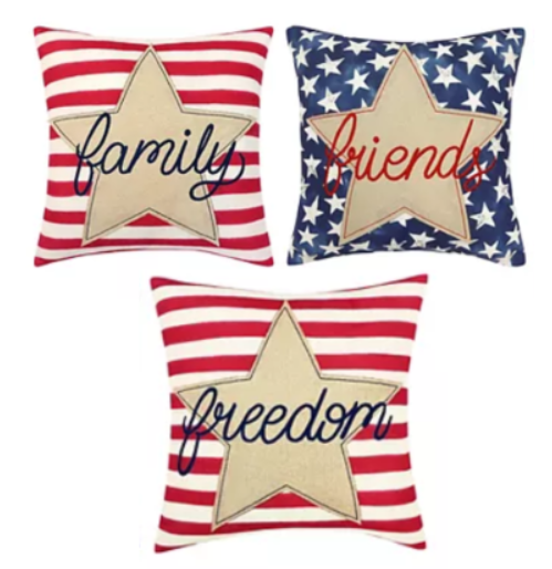 Celebrate Americana Together 3-Pack Throw Pillow Set