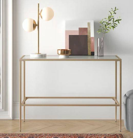 Glass Console Table