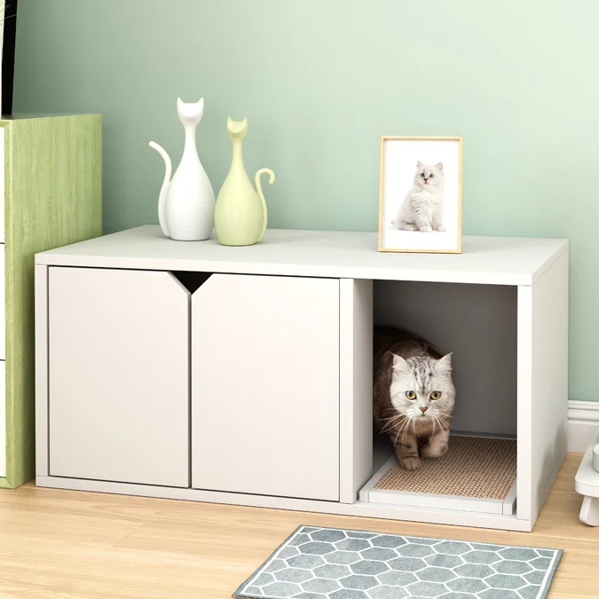 Litter Box Enclosure & Bench