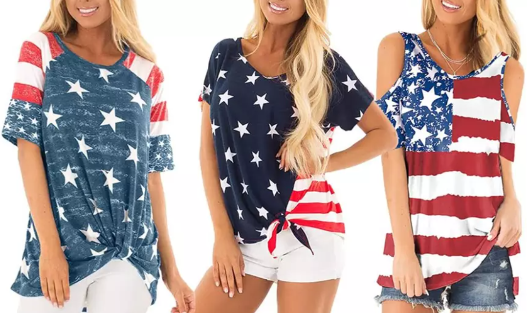 USA Flag Women's Top