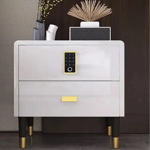 2-Drawer Smart Lock Nightstand