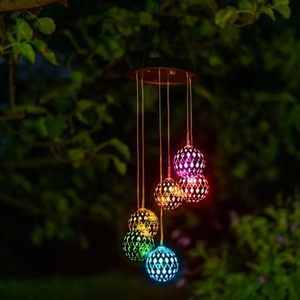 Color Changing Solar LED Wind Chime