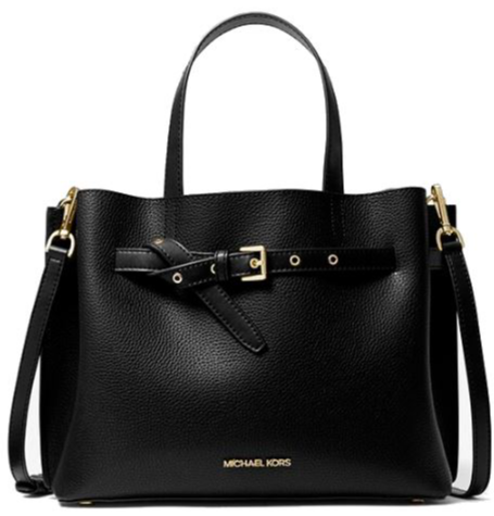 Michael Kors Emilia Large Pebbled Leather Satchel