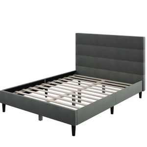 Velvet Queen Platform Bed