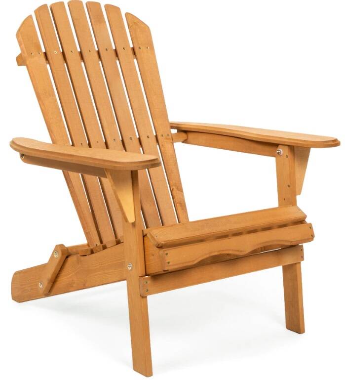 Folding Wooden Adirondack Chair