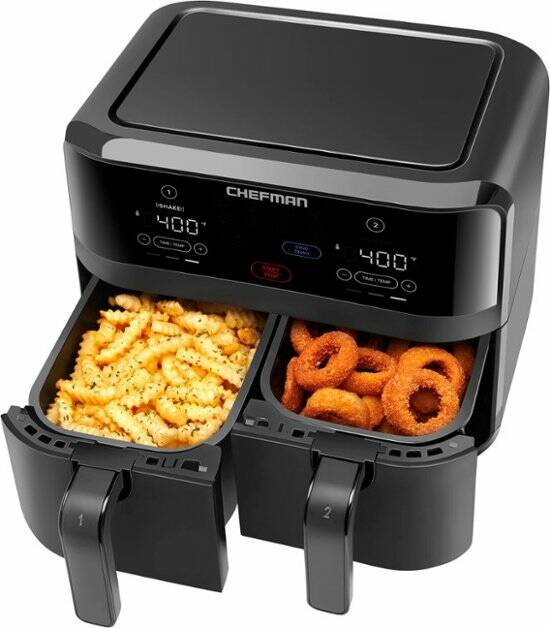 Chefman 9 Qt. Digital Touch Dual Basket Air Fryer