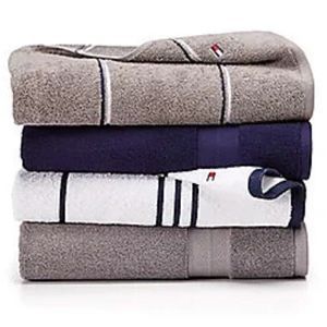 Tommy Hilfiger American Stripe Cotton Bath Towel