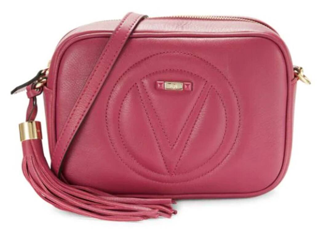 Valentino Mia Leather Camera Crossbody Bag