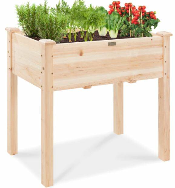 Wood Garden Planter Stand