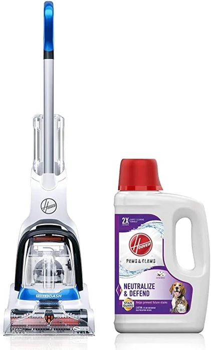 Hoove Carpet Cleaner Vacuum w/ 64 Oz. Solution Combo Kit