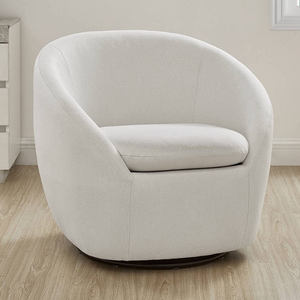 Upholstered Swivel Accent Armchair