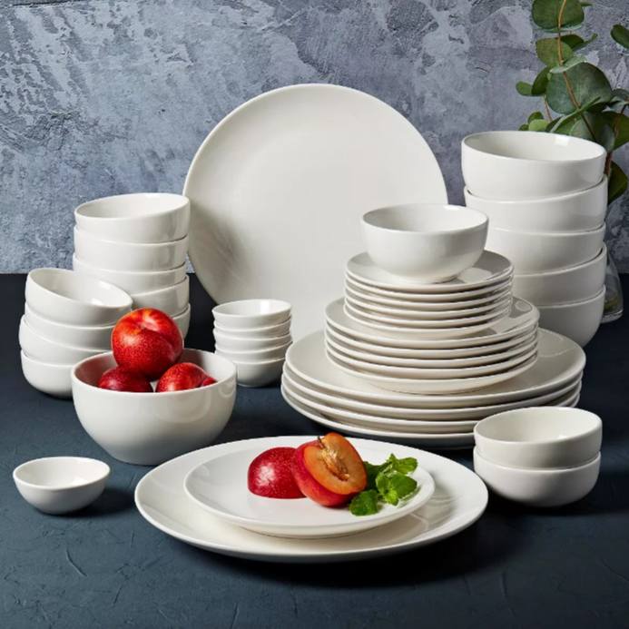 42-Piece Round Coupe Dinnerware Set