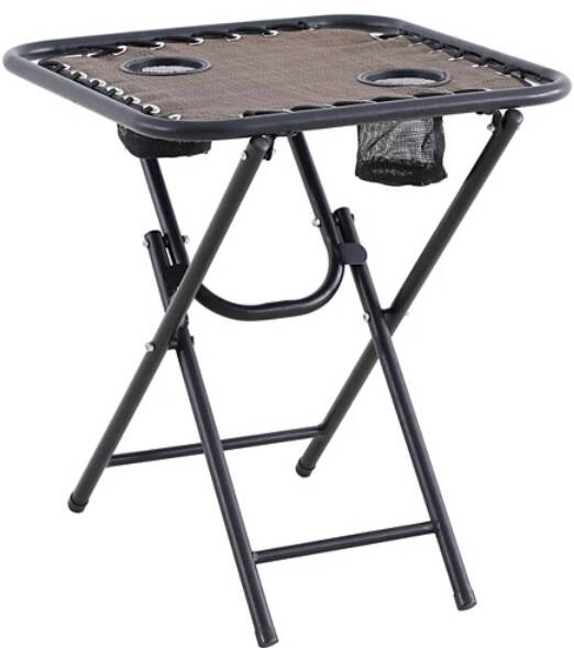 Folding Patio End Table