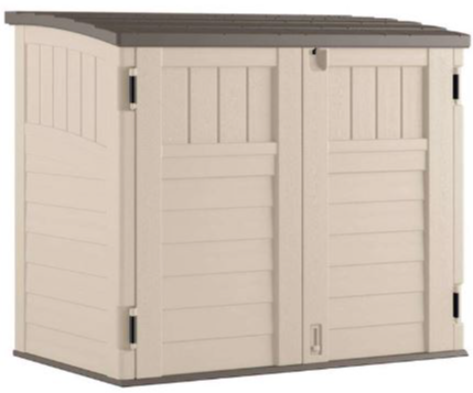 Suncast 4x2' Horizontal Storage Shed w/ Floor Kit