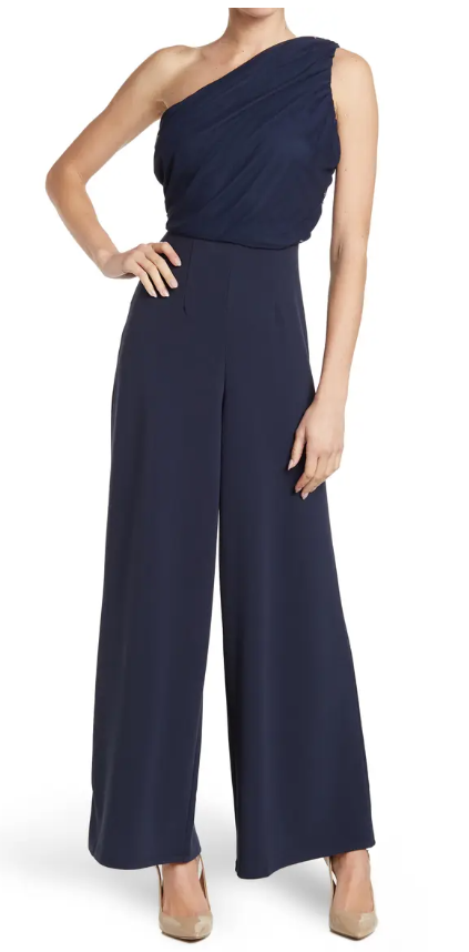 One-Shoulder Women's Jumpsuit