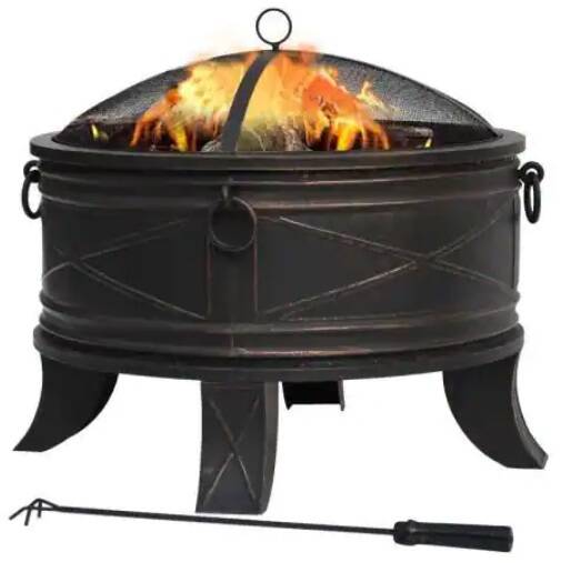 Hampton Bay Quadripod 26'' Fire Pit