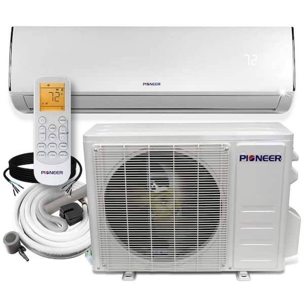 Pioneer 9,000 BTU Ductless Mini Split Wall Mount A/C w/ Heat Pump