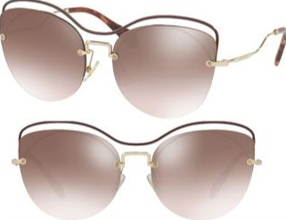 Miu Miu Cat Eye 60mm Sunglasses